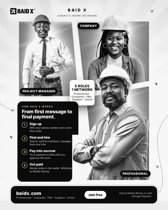 BAID X launch flyer for companies and project managers