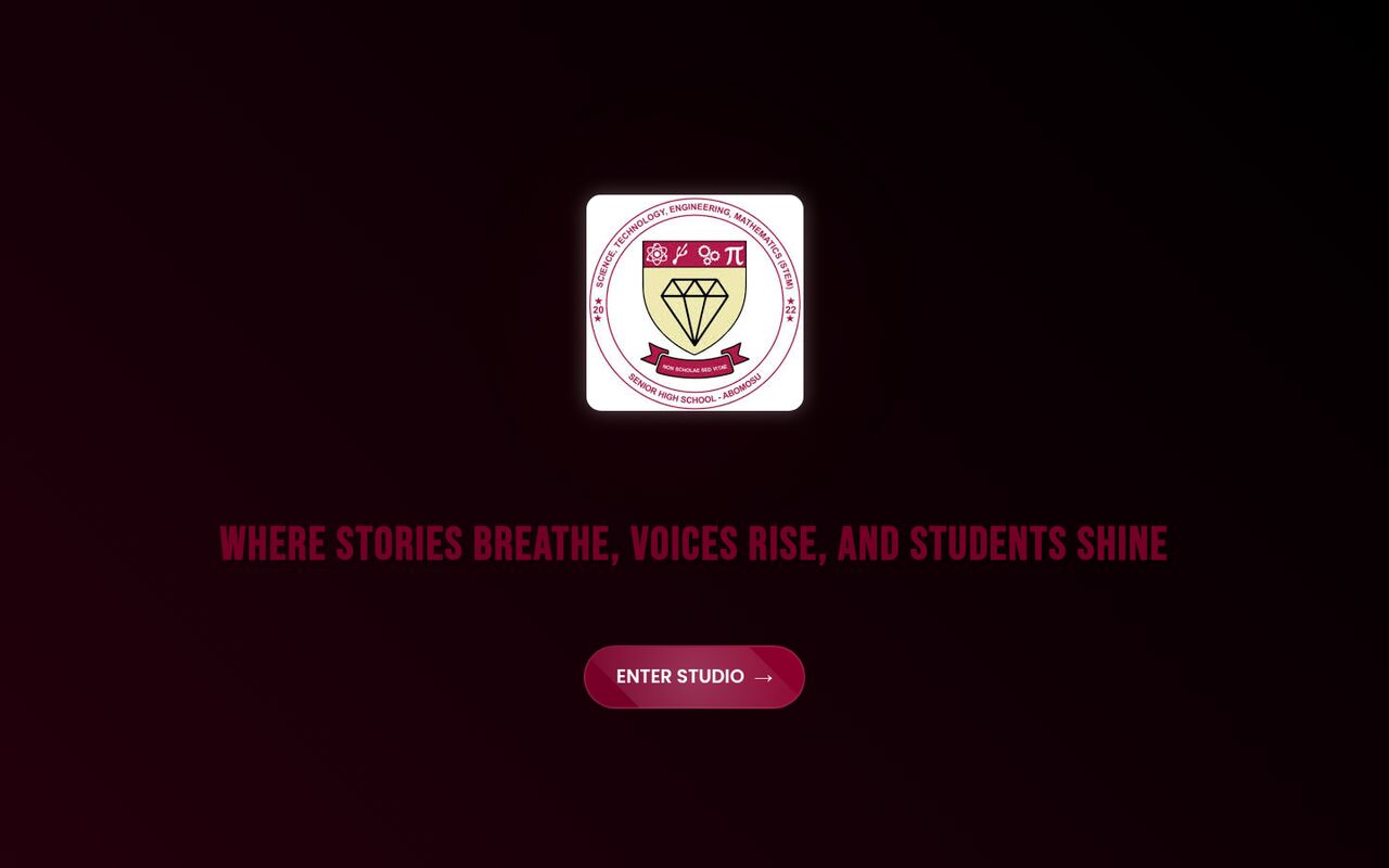 Ompad Media website: homepage preview